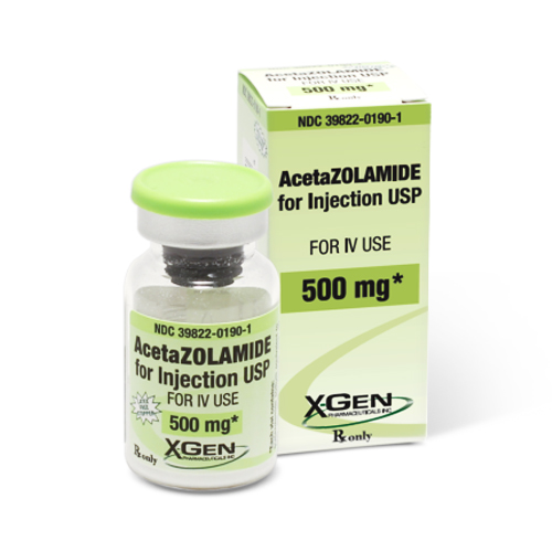 ACETAZOLAMIDE 500 MG INJECTION