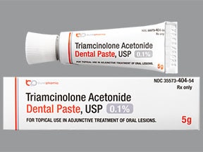 TRIAMCINOLONE ACETONIDE 0.1% DENTAL PAST