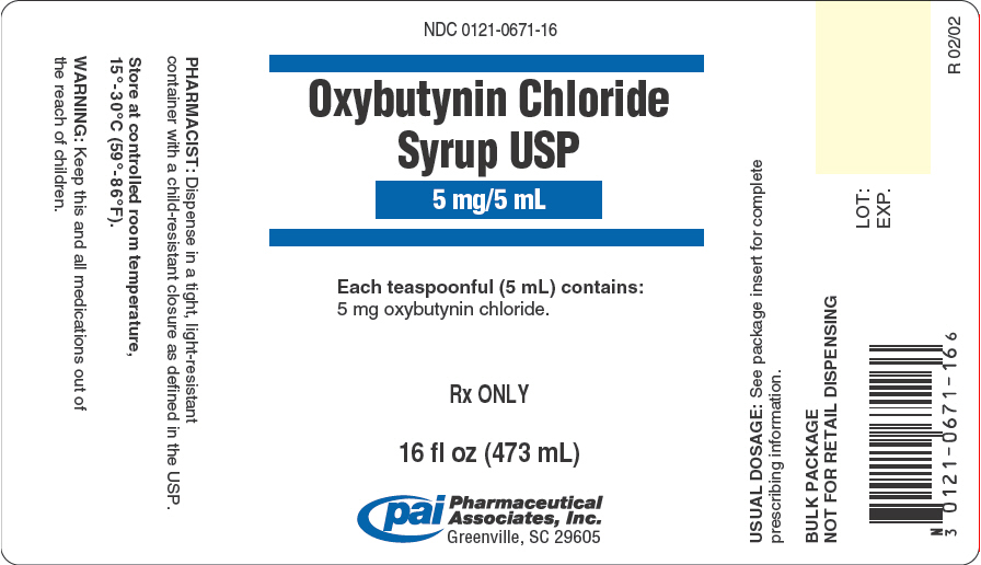 OXYBUTININ CHLORIDE 5MG/5ML SYRUP